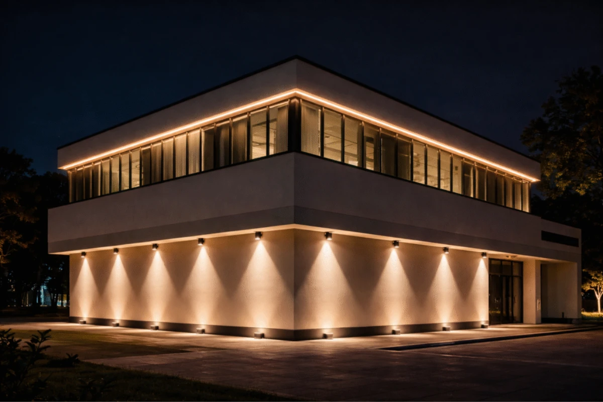 Benefits of Parapet Lighting for Modern Homes brightwrx.com-bend