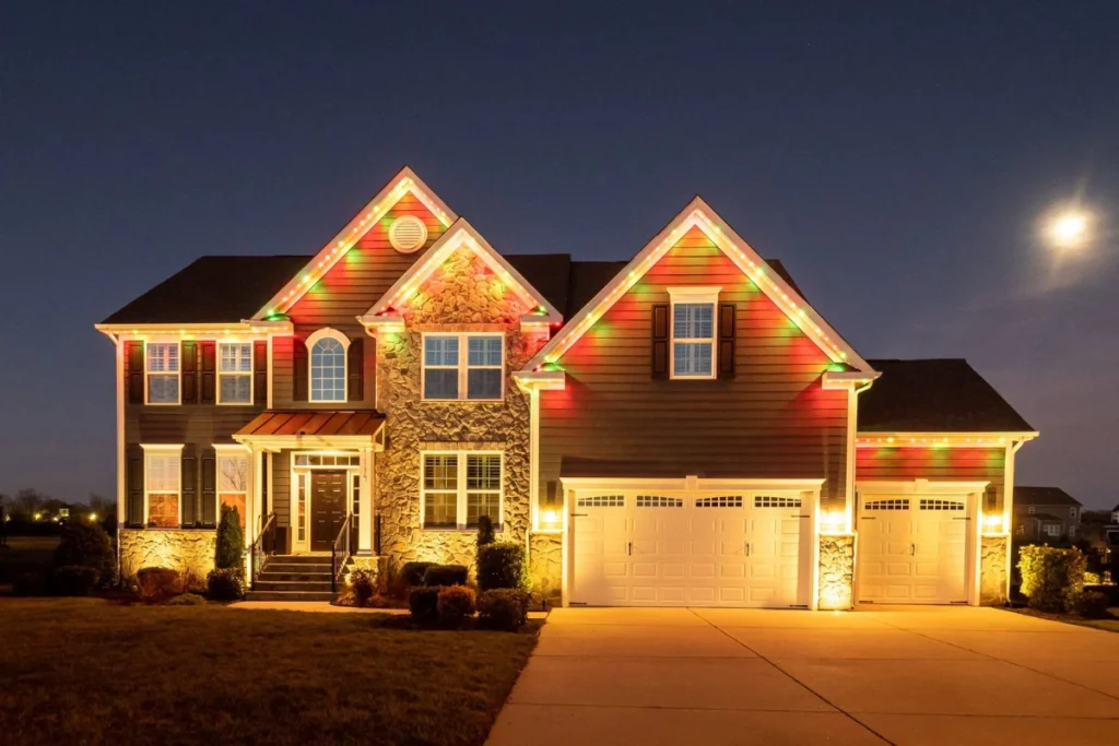 Roofline Lights Design Ideas for Homes brightwrx.com-bend