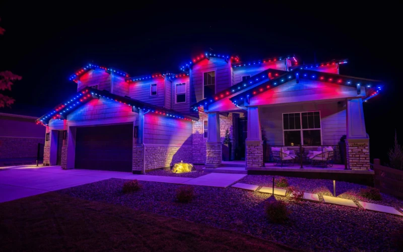 Residential Christmas Lighting Service Areas brightwrx.com-portland