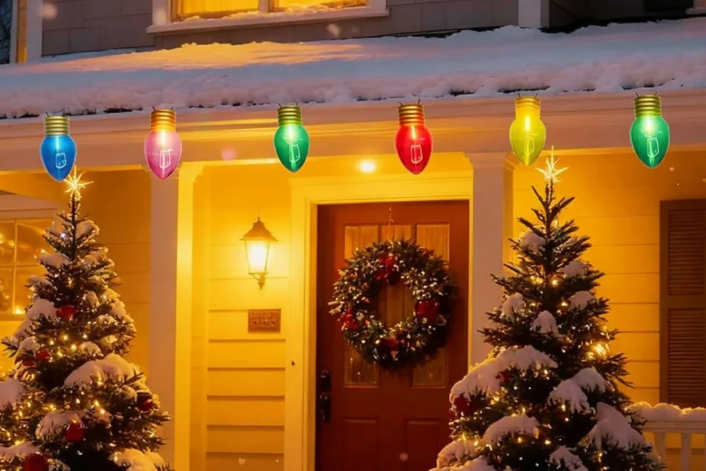 Best C7 LED Christmas Lights for Roofline Displays brightwrx.com-vancouver